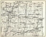 Calhoun County, Bedford, Pennfield, Convis, Lee, Clarence, Battle Creek, Emmet, Marshall, Marengo, Michigan State Atlas 1930c